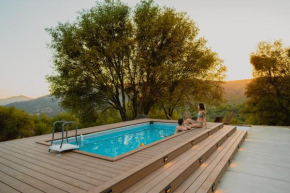 Boho chic oasis by Casa Oso with pool, spa and views